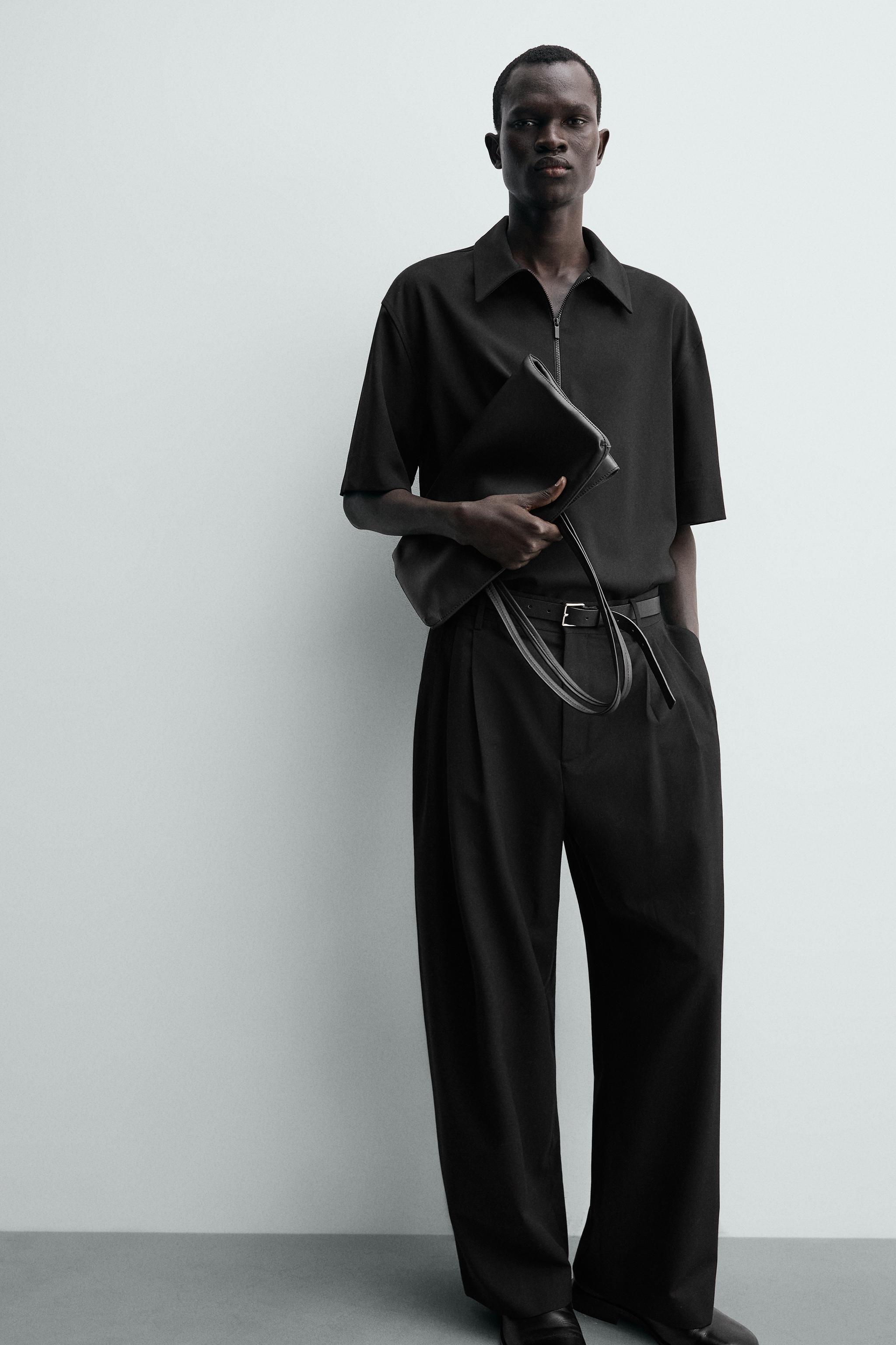 TECHNICAL ZIP POLO SHIRT